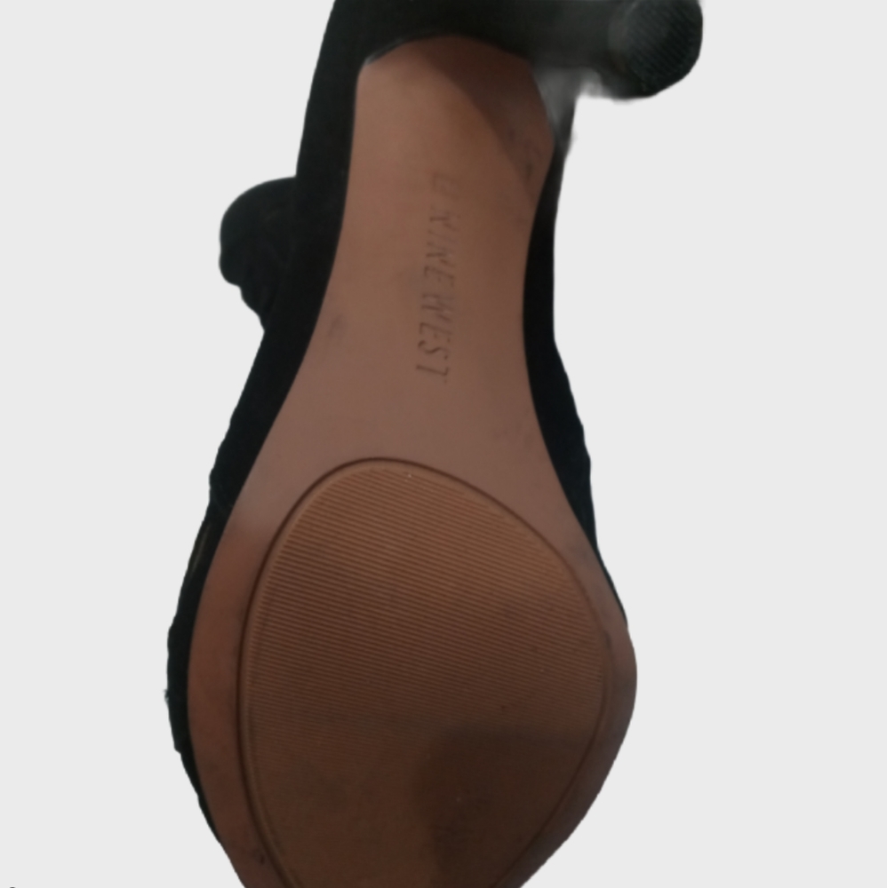 Nine West Shoes/ Heels/ Color Black Size 9M - Picture 6 of 8